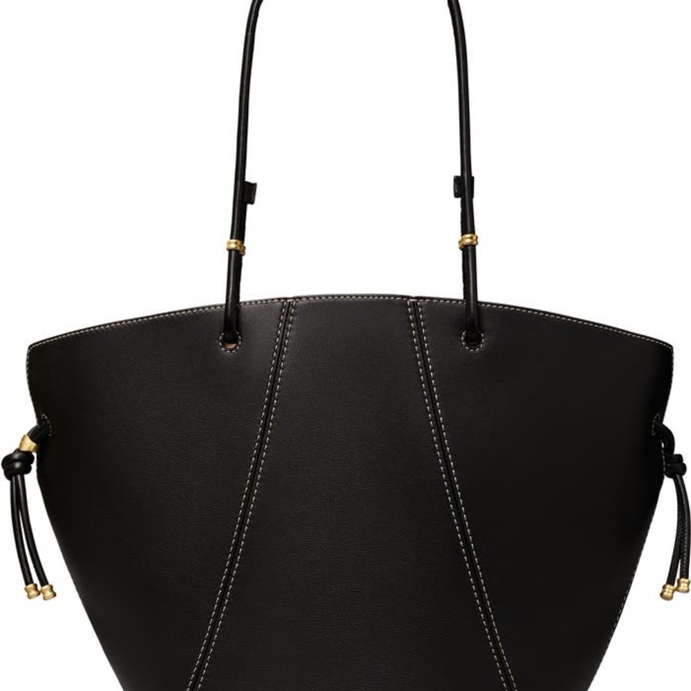 Tory Burch Spaghetti Leather Tote - Picture 2 of 16